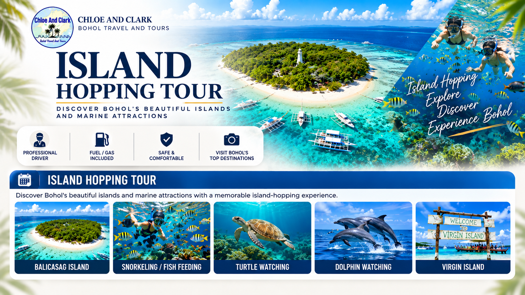 Bohol Island Hopping tour highlights